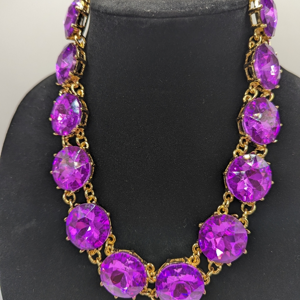 Purple Necklace Set